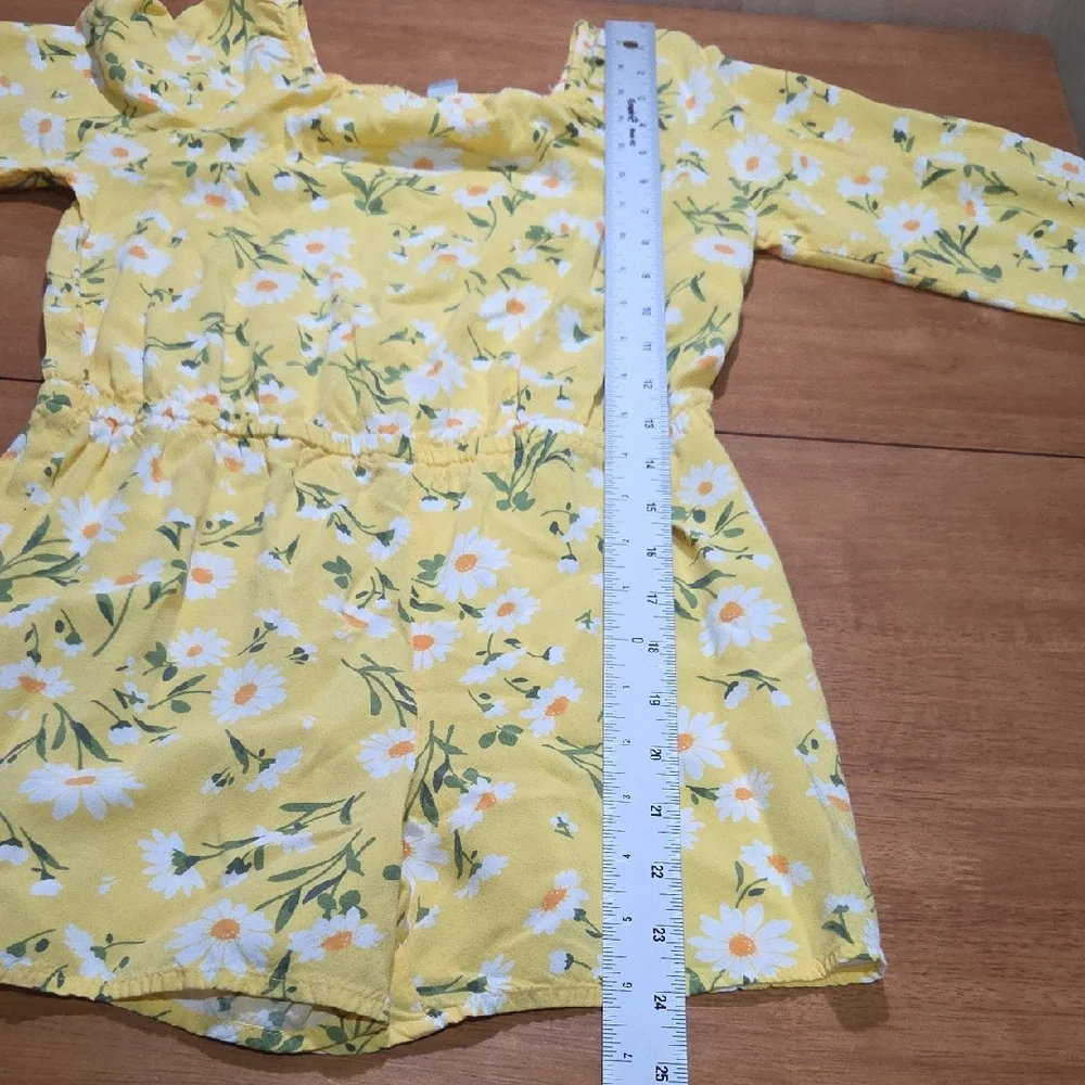The Children's‎ Place Sunny Floral Romper Size 7/8